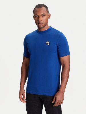 T-shirt męski na lato Karl Lagerfeld ze sklepu: MODIVO w kategorii: T-shirty męskie - zdjęcie WP-EBWP-BKLVO-LN0_0000305653314