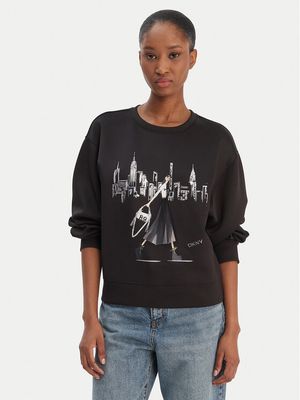 Bluza damska na zimę DKNY ze sklepu: MODIVO w kategorii: Bluzy damskie - zdjęcie WP-EBWP-BKLVO-LN0_0000305659392