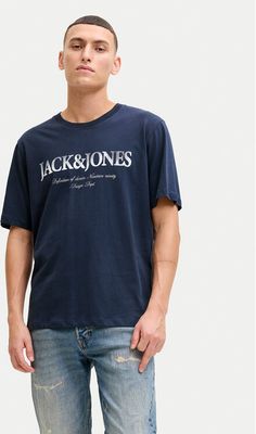 T-shirt męski na lato Jack & Jones ze sklepu: MODIVO w kategorii: T-shirty męskie - zdjęcie WP-EBWP-BKLVO-LN0_0000305664952