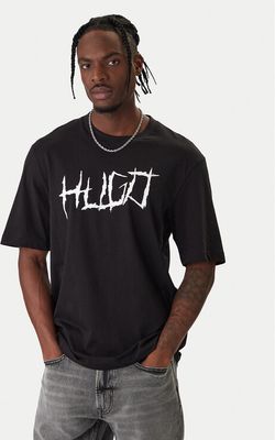 HUGO - T-shirt męski na wiosnę ze sklepu: MODIVO w kategorii: T-shirty męskie - zdjęcie WP-EBWP-BKLVO-LN0_0000305676139