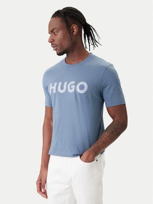 HUGO - T-shirt męski wiosenny ze sklepu: MODIVO w kategorii: T-shirty męskie - zdjęcie WP-EBWP-BKLVO-LN0_0000305676719
