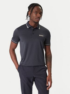 T-shirt męski casual klasyczny BOSS ze sklepu: MODIVO w kategorii: T-shirty męskie - zdjęcie WP-EBWP-BKLVO-LN0_0000305677419