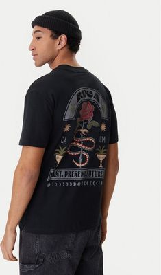 T-shirt męski na wiosnę RVCA ze sklepu: MODIVO w kategorii: T-shirty męskie - zdjęcie WP-EBWP-BKLVO-LN0_0000305690661