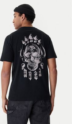 T-shirt męski na lato RVCA ze sklepu: MODIVO w kategorii: T-shirty męskie - zdjęcie WP-EBWP-BKLVO-LN0_0000305690791