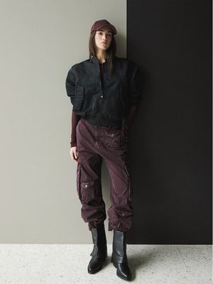 Spodnie damskie G-Star Raw ze sklepu: MODIVO w kategorii: Spodnie damskie - zdjęcie WP-EBWP-BKLVO-LN0_0000305709363