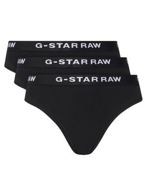Majtki damskie z napisami casual G-Star Raw ze sklepu: MODIVO w kategorii: Majtki damskie - zdjęcie WP-EBWP-BKLVO-LN0_0000305710000