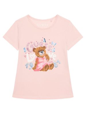 Guess - Bluzka dziewczęca na lato ze sklepu: MODIVO w kategorii: Bluzki dziewczęce - zdjęcie WP-EBWP-BKLVO-LN0_0000305714671