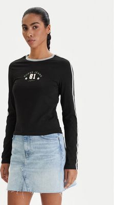 Bluzka damska Guess Jeans ze sklepu: MODIVO w kategorii: Bluzki damskie - zdjęcie WP-EBWP-BKLVO-LN0_0000305721068