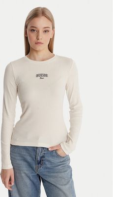 Guess Jeans - Bluzka damska casual ze sklepu: MODIVO w kategorii: Bluzki damskie - zdjęcie WP-EBWP-BKLVO-LN0_0000305721624