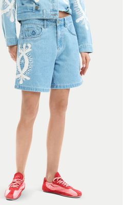 Szorty casual Desigual ze sklepu: MODIVO w kategorii: Szorty - zdjęcie WP-EBWP-BKLVO-LN0_0000305723680