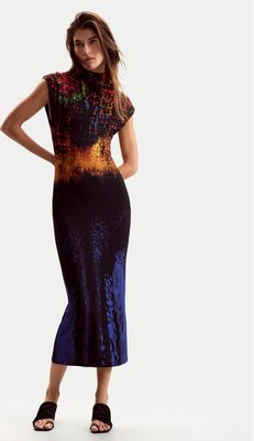 Sukienka elegancka Desigual ze sklepu: MODIVO w kategorii: Sukienki - zdjęcie WP-EBWP-BKLVO-LN0_0000305723994