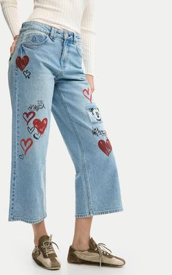 Jeansy damskie na wiosnę Desigual ze sklepu: MODIVO w kategorii: Jeansy damskie - zdjęcie WP-EBWP-BKLVO-LN0_0000305724236