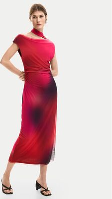 Sukienka casual Desigual ze sklepu: MODIVO w kategorii: Sukienki - zdjęcie WP-EBWP-BKLVO-LN0_0000305724243
