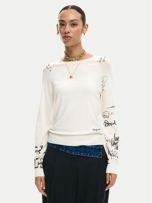 Sweter damski jesienny Desigual ze sklepu: MODIVO w kategorii: Swetry damskie - zdjęcie WP-EBWP-BKLVO-LN0_0000305724489