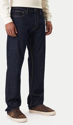 Jeansy męskie na jesień Guess Jeans ze sklepu: MODIVO w kategorii: Jeansy męskie - zdjęcie WP-EBWP-BKLVO-LN0_0000305724533