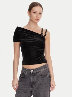 Bluzka damska casualowa Versace Jeans Couture ze sklepu: MODIVO w kategorii: Bluzki damskie - zdjęcie WP-EBWP-BKLVO-LN0_0000305729545