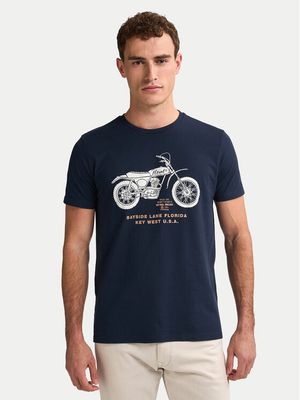 T-shirt męski Petrol Industries ze sklepu: MODIVO w kategorii: T-shirty męskie - zdjęcie WP-EBWP-BKLVO-LN0_0000305731876