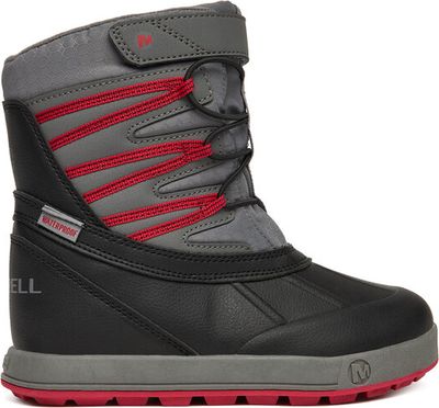 Buty zimowe dziecięce na zimę Merrell ze sklepu: MODIVO w kategorii: Buty zimowe dziecięce - zdjęcie WP-EBWP-BKLVO-LN0_0000305731906
