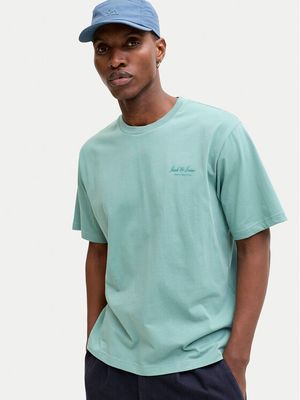 T-shirt męski na wiosnę Jack & Jones ze sklepu: MODIVO w kategorii: T-shirty męskie - zdjęcie WP-EBWP-BKLVO-LN0_0000305733832