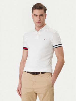 T-shirt męski casualowy Tommy Hilfiger ze sklepu: MODIVO w kategorii: T-shirty męskie - zdjęcie WP-EBWP-BKLVO-LN0_0000305739346