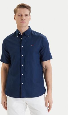 Koszula męska jesienna Tommy Hilfiger ze sklepu: MODIVO w kategorii: Koszule męskie - zdjęcie WP-EBWP-BKLVO-LN0_0000305740977