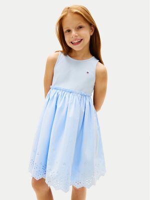 Sukienka dziewczęca Tommy Hilfiger ze sklepu: MODIVO w kategorii: Sukienki dziewczęce - zdjęcie WP-EBWP-BKLVO-LN0_0000305749550