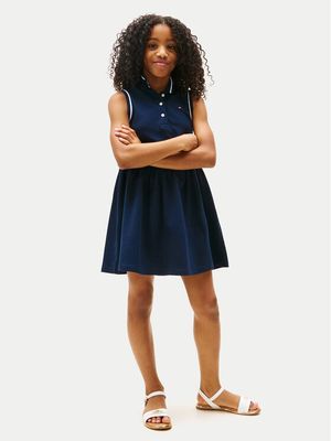 Sukienka dziewczęca casual Tommy Hilfiger ze sklepu: MODIVO w kategorii: Sukienki dziewczęce - zdjęcie WP-EBWP-BKLVO-LN0_0000305749604