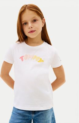 Bluzka dziewczęca na wiosnę młodzieżowy Tommy Hilfiger ze sklepu: MODIVO w kategorii: Bluzki dziewczęce - zdjęcie WP-EBWP-BKLVO-LN0_0000305749666