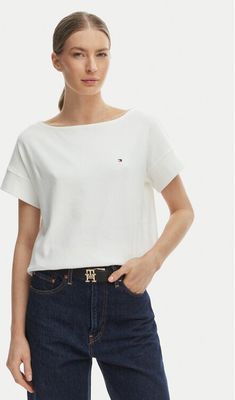 Bluzka damska casualowa Tommy Hilfiger ze sklepu: MODIVO w kategorii: Bluzki damskie - zdjęcie WP-EBWP-BKLVO-LN0_0000305750570