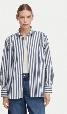 Koszula damska Tommy Hilfiger ze sklepu: MODIVO w kategorii: Koszule damskie - zdjęcie WP-EBWP-BKLVO-LN0_0000305751140