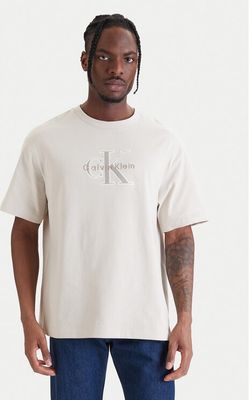 Calvin Klein Jeans - T-shirt męski w stylu młodzieżowym ze sklepu: MODIVO w kategorii: T-shirty męskie - zdjęcie WP-EBWP-BKLVO-LN0_0000305754721