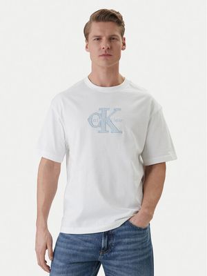 T-shirt męski na lato Calvin Klein Jeans ze sklepu: MODIVO w kategorii: T-shirty męskie - zdjęcie WP-EBWP-BKLVO-LN0_0000305754745