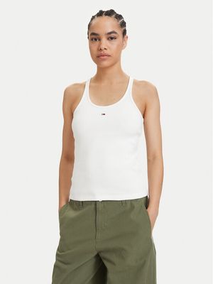 Bluzka damska na lato Tommy Jeans ze sklepu: MODIVO w kategorii: Bluzki damskie - zdjęcie WP-EBWP-BKLVO-LN0_0000305757722