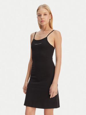 Tommy Jeans - Sukienka casual na lato ze sklepu: MODIVO w kategorii: Sukienki - zdjęcie WP-EBWP-BKLVO-LN0_0000305758040