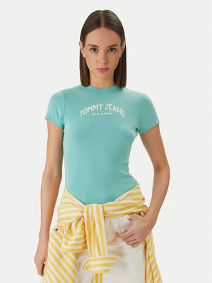 Tommy Jeans - Bluzka damska na lato ze sklepu: MODIVO w kategorii: Bluzki damskie - zdjęcie WP-EBWP-BKLVO-LN0_0000305758910