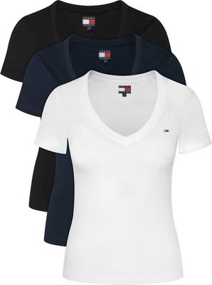Bluzka damska na lato Tommy Jeans ze sklepu: MODIVO w kategorii: Bluzki damskie - zdjęcie WP-EBWP-BKLVO-LN0_0000305759009