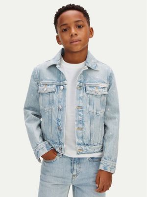 Kurtka chłopięca w stylu młodzieżowym Calvin Klein Jeans ze sklepu: MODIVO w kategorii: Kurtki chłopięce - zdjęcie WP-EBWP-BKLVO-LN0_0000305759061