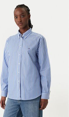 Koszula damska na wiosnę Tommy Jeans ze sklepu: MODIVO w kategorii: Koszule damskie - zdjęcie WP-EBWP-BKLVO-LN0_0000305759696