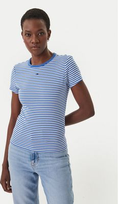 Bluzka damska casual wiosenna Tommy Jeans ze sklepu: MODIVO w kategorii: Bluzki damskie - zdjęcie WP-EBWP-BKLVO-LN0_0000305760050