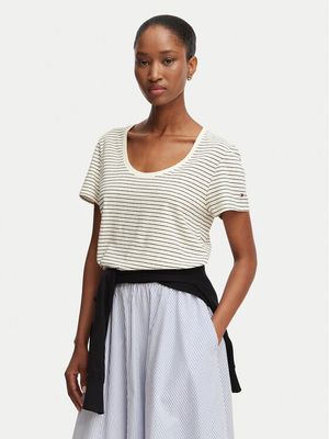Bluzka damska na wiosnę Tommy Hilfiger ze sklepu: MODIVO w kategorii: Bluzki damskie - zdjęcie WP-EBWP-BKLVO-LN0_0000305761392