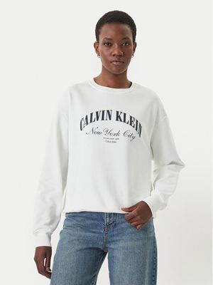 Bluza damska młodzieżowa Calvin Klein Jeans ze sklepu: MODIVO w kategorii: Bluzy damskie - zdjęcie WP-EBWP-BKLVO-LN0_0000305761644