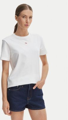 Bluzka damska casualowa Calvin Klein Jeans ze sklepu: MODIVO w kategorii: Bluzki damskie - zdjęcie WP-EBWP-BKLVO-LN0_0000305761651