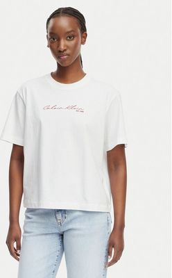 Bluzka damska młodzieżowa Calvin Klein Jeans ze sklepu: MODIVO w kategorii: Bluzki damskie - zdjęcie WP-EBWP-BKLVO-LN0_0000305761774