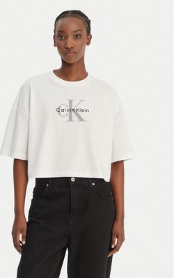 Bluzka damska letnia Calvin Klein Jeans ze sklepu: MODIVO w kategorii: Bluzki damskie - zdjęcie WP-EBWP-BKLVO-LN0_0000305762856