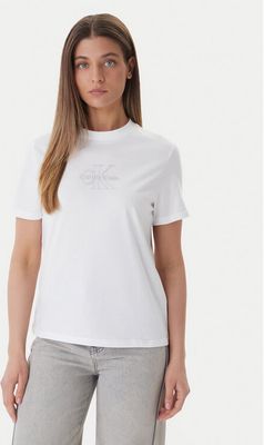 Bluzka damska letnia Calvin Klein Jeans ze sklepu: MODIVO w kategorii: Bluzki damskie - zdjęcie WP-EBWP-BKLVO-LN0_0000305762887