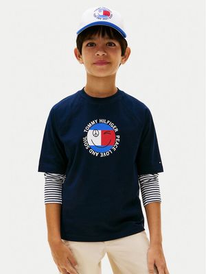 Tommy Hilfiger - T-shirt chłopięce ze sklepu: MODIVO w kategorii: T-shirty chłopięce - zdjęcie WP-EBWP-BKLVO-LN0_0000305762948