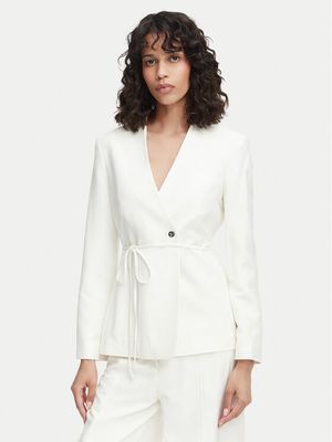 Marynarka na wiosnę Calvin Klein ze sklepu: MODIVO w kategorii: Marynarki damskie - zdjęcie WP-EBWP-BKLVO-LN0_0000305766021