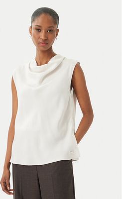 Bluzka damska bez wzorów casualowa Calvin Klein ze sklepu: MODIVO w kategorii: Bluzki damskie - zdjęcie WP-EBWP-BKLVO-LN0_0000305767202