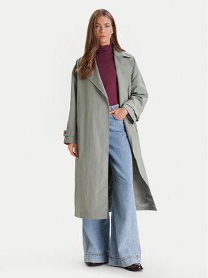 Płaszcz damski casual Calvin Klein Jeans ze sklepu: MODIVO w kategorii: Płaszcze damskie - zdjęcie WP-EBWP-BKLVO-LN0_0000305771322