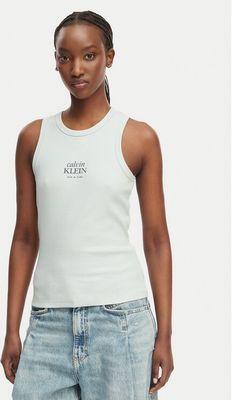 Bluzka damska na lato Calvin Klein Jeans ze sklepu: MODIVO w kategorii: Bluzki damskie - zdjęcie WP-EBWP-BKLVO-LN0_0000305773234